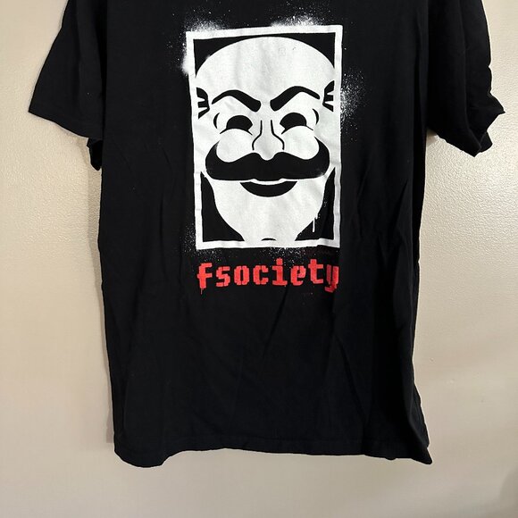 2016 Mr. Robot Loot Crate Exclusive F Society T-shirt Tee Size Large - Picture 3 of 3